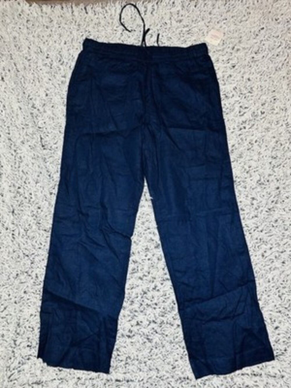 Charter Club Women's Luxury Linen Wide-Leg Pants Size Medium